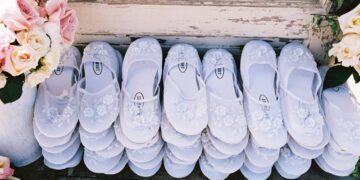 Explore trendy wedding slippers for reception